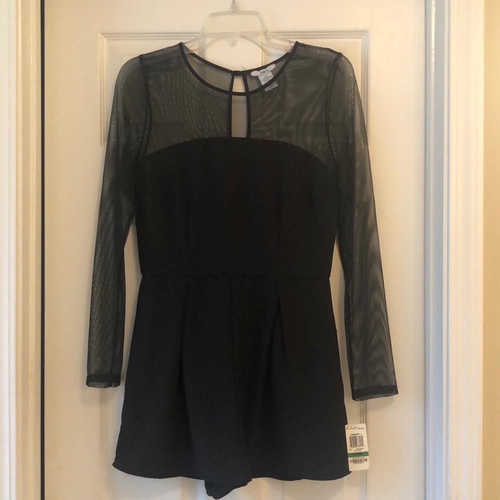 Bar III black romper